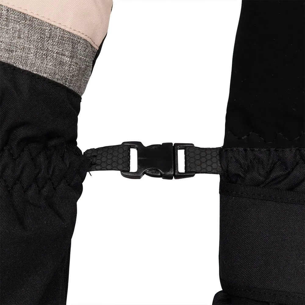 Trespass Jarol Handschuhe, Soft stone / black / textured fabric