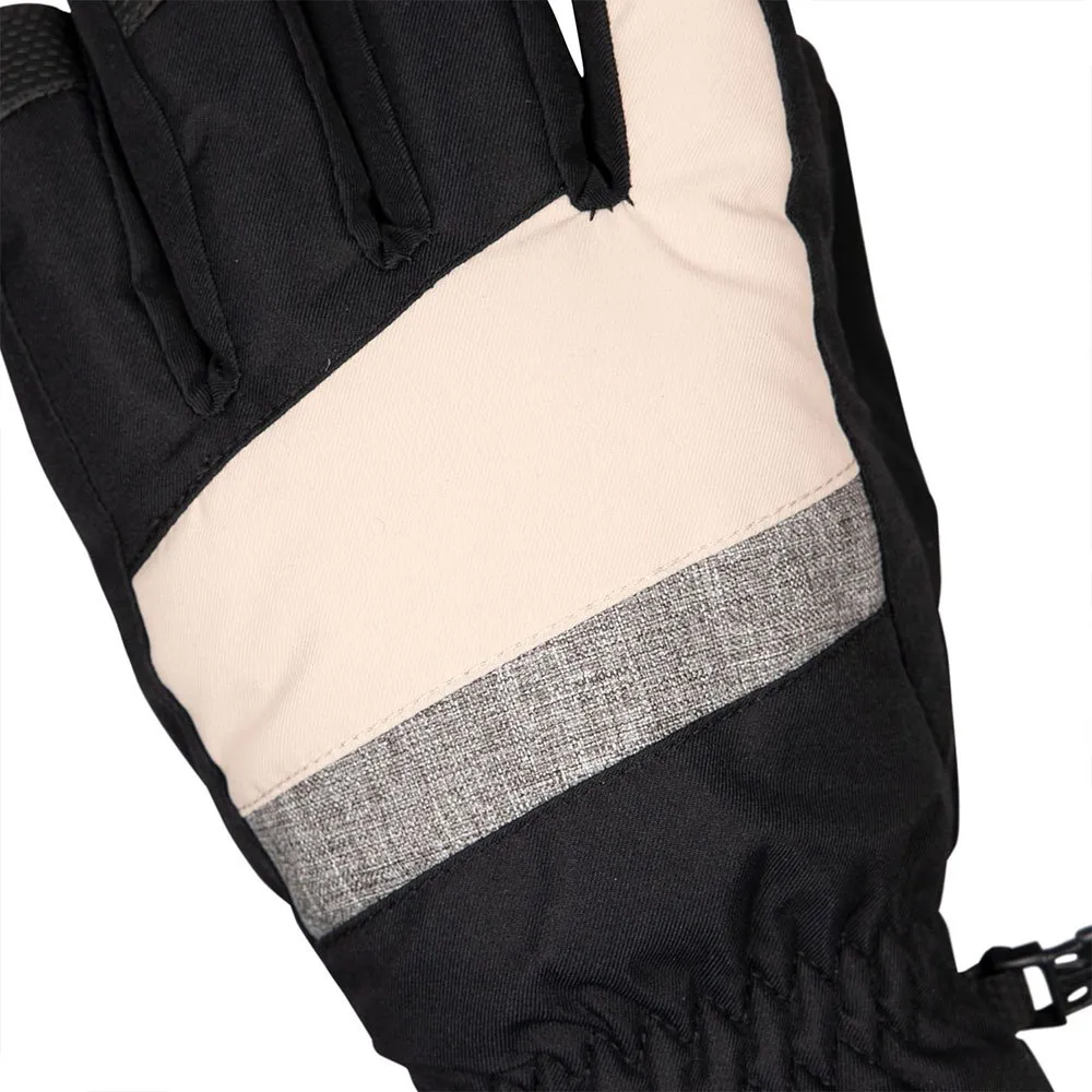 Trespass Jarol Handschuhe, Soft stone / black / textured fabric