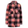 Trespass Kimya Fleece Mit Durchgehendem Reißverschluss, Pink shell check
