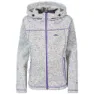 Trespass Lovell Fleece Mit Durchgehendem Reißverschluss, Ghost marl, 3-4Y