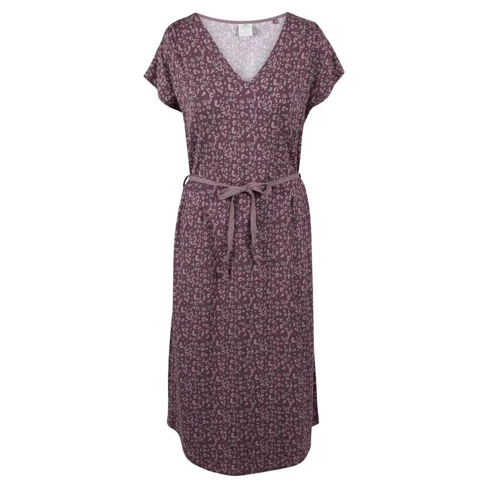 Trespass Lynsey Kleid, Damson tone animal print Trespass Lynsey Kleid, Damson tone animal print