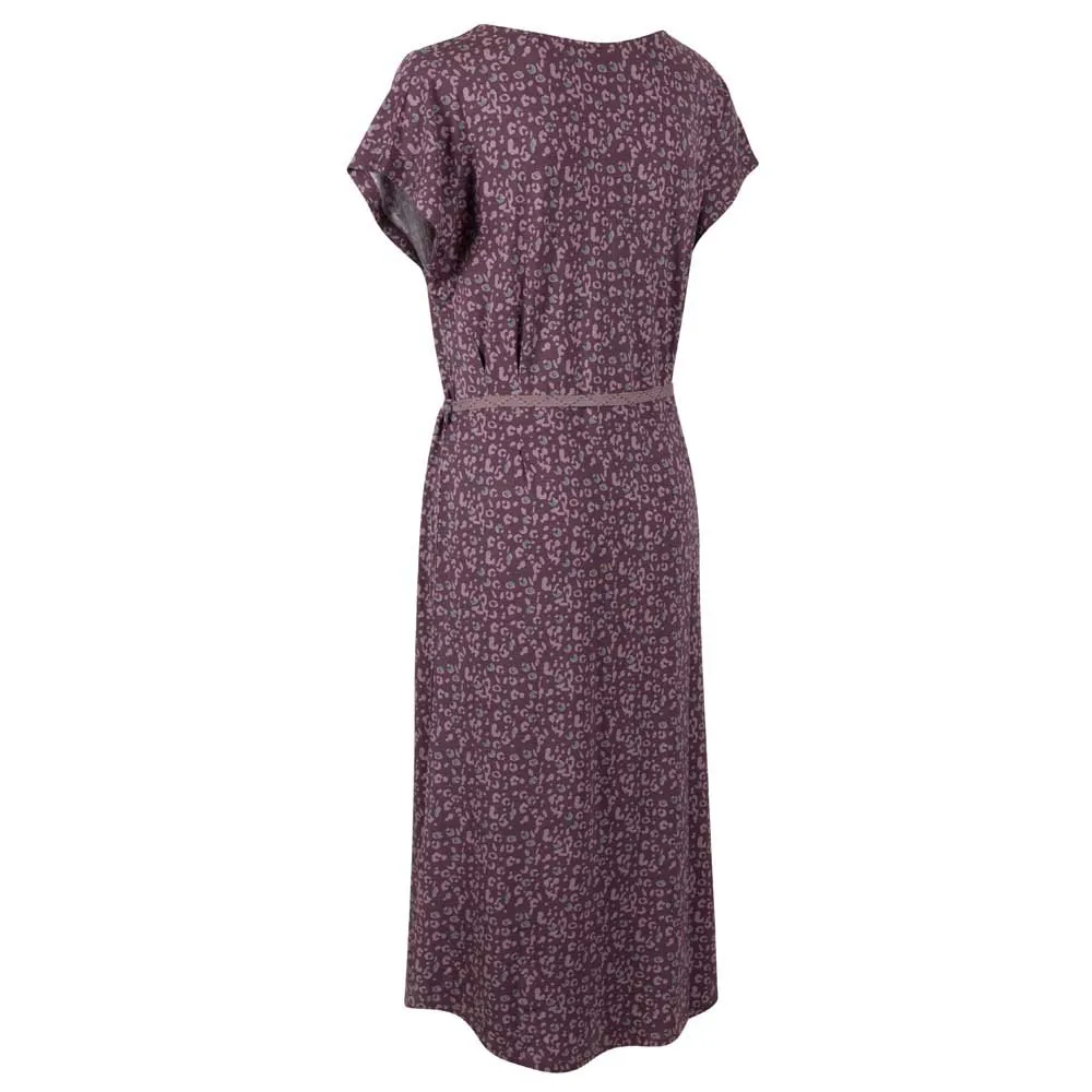 Trespass Lynsey Kleid, Damson tone animal print Trespass Lynsey Kleid, Damson tone animal print