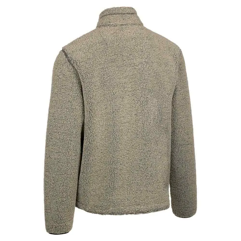 Trespass Maclarenton Fleece Mit Durchgehendem Reißverschluss, Beige marl