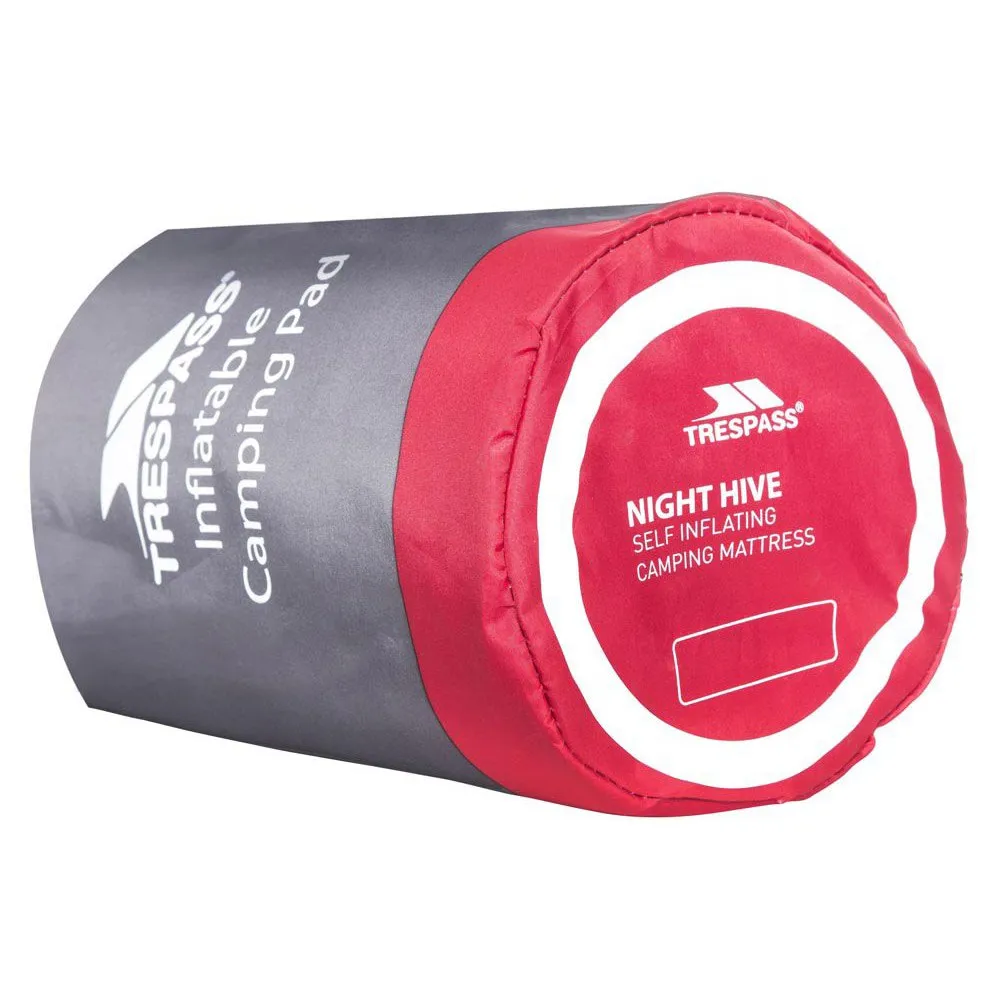 Trespass Night Hive Aufblasbare Matte, Red Trespass Night Hive Aufblasbare Matte, Red