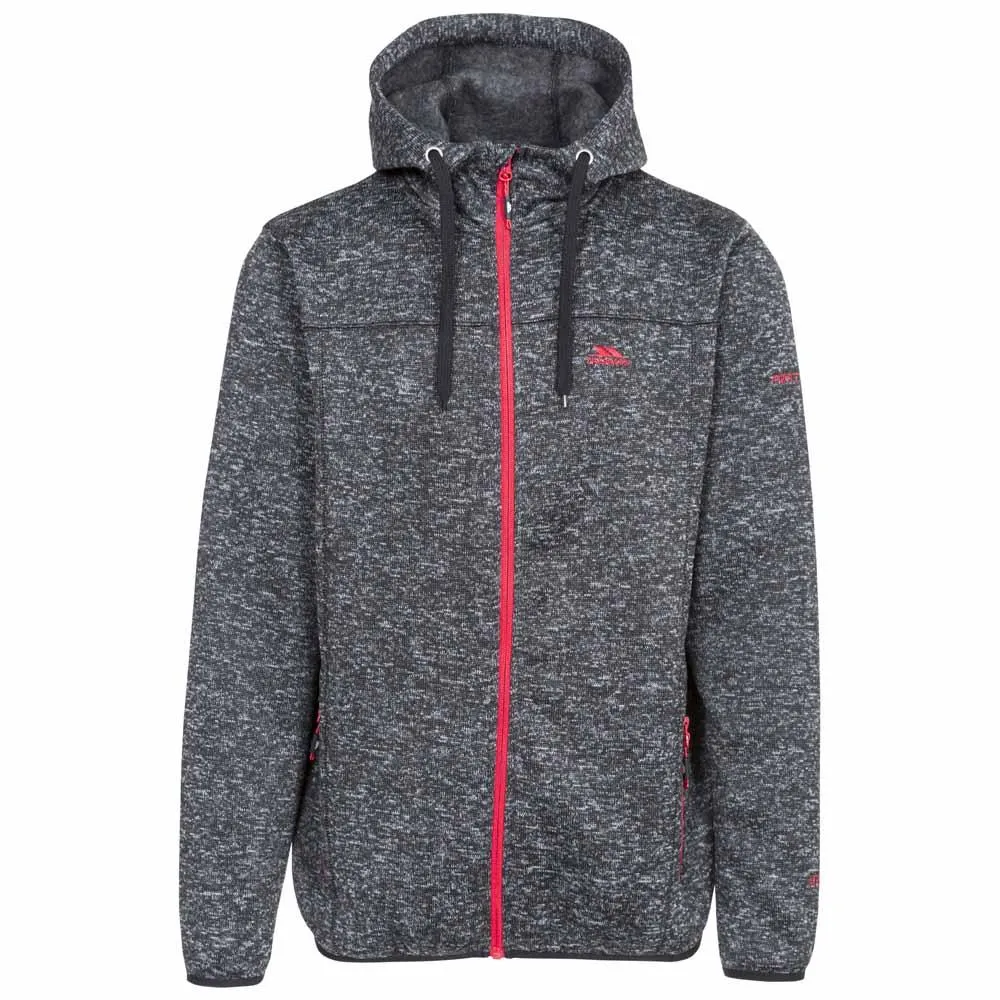 Trespass Odeno B At300 Fleece Mit Durchgehendem Reißverschluss, Black marl Trespass Odeno B At300 Fleece Mit Durchgehendem Reißverschluss, Black marl