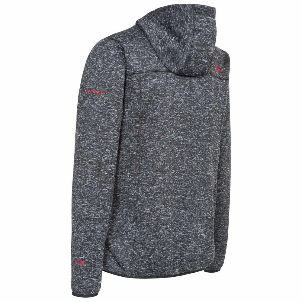 Trespass Odeno B At300 Fleece Mit Durchgehendem Reißverschluss, Black marl Trespass Odeno B At300 Fleece Mit Durchgehendem Reißverschluss, Black marl