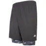 Trespass Patterson Kurze Hose, Black / grey marl