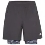 Trespass Patterson Kurze Hose, Black / grey marl