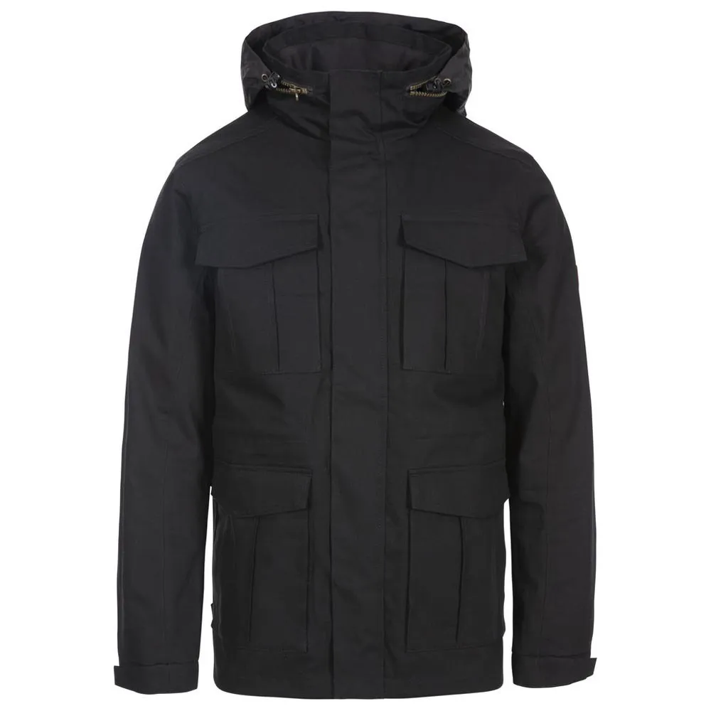 Trespass Rainthan Jacke, Black Trespass Rainthan Jacke, Black