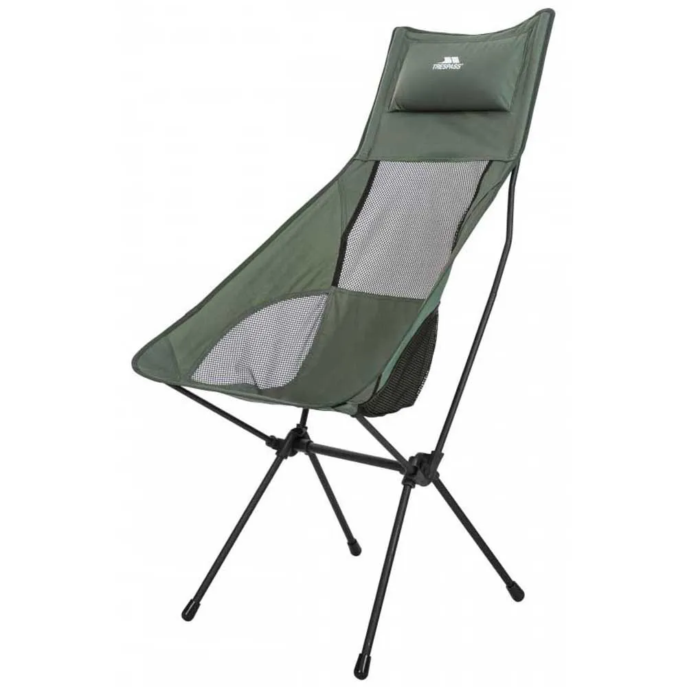 Trespass Roost Tall Lightweight Foldable Stuhl, Olive, One Size Trespass Roost Tall Lightweight Foldable Stuhl, Olive, One Size