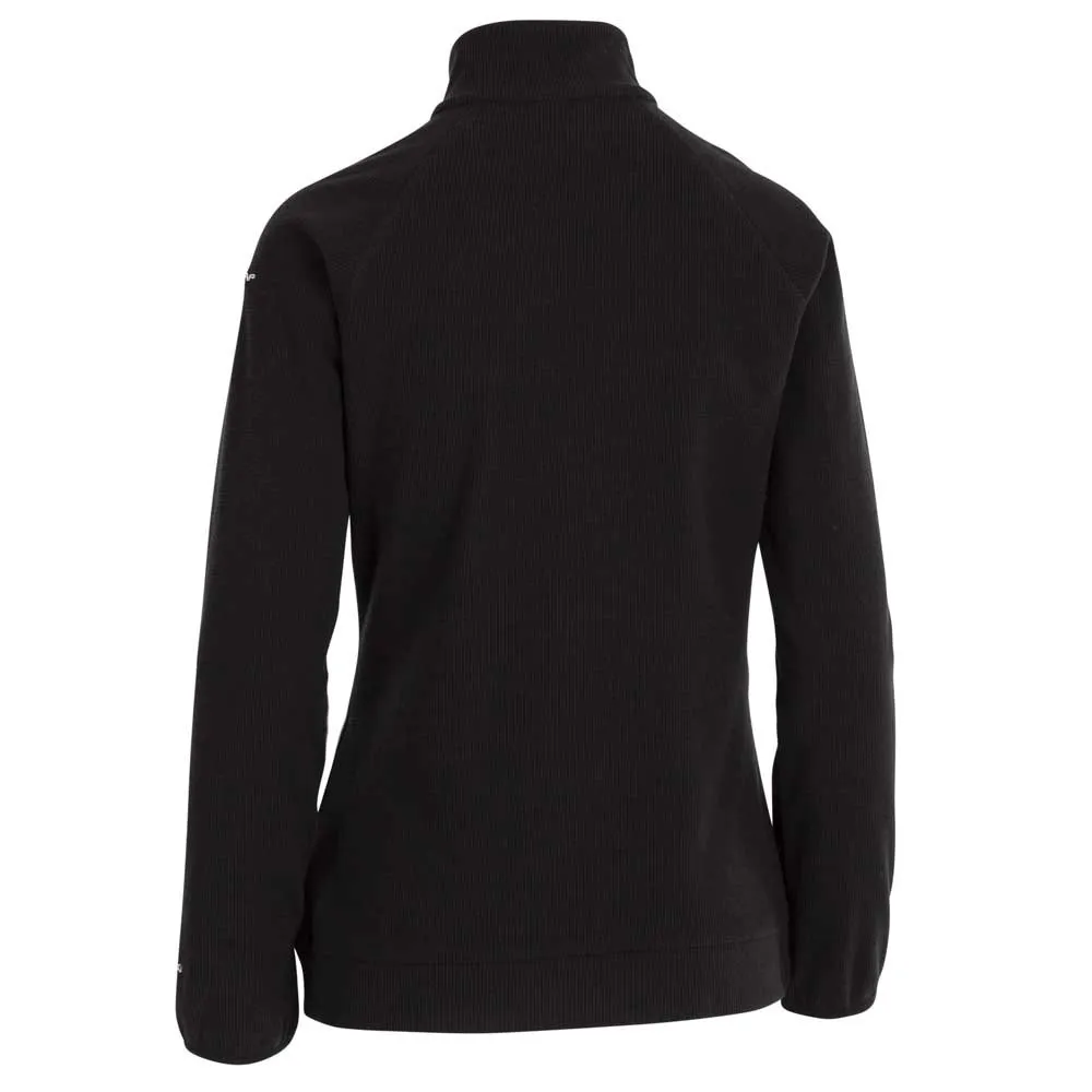 Trespass Rosemary Fleece Mit Halbem Reißverschluss, Black Trespass Rosemary Fleece Mit Halbem Reißverschluss, Black