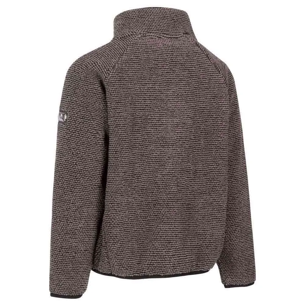 Trespass Salo Fleece Mit Durchgehendem Reißverschluss, Storm grey, 5-6Y Trespass Salo Fleece Mit Durchgehendem Reißverschluss, Storm grey, 5-6Y