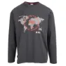 Trespass Sanaga Langarm-t-shirt, Black marl