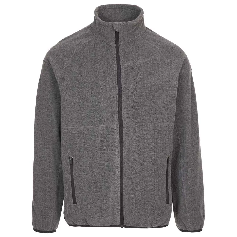 Trespass Talkintire Fleece, Storm grey marl Trespass Talkintire Fleece, Storm grey marl