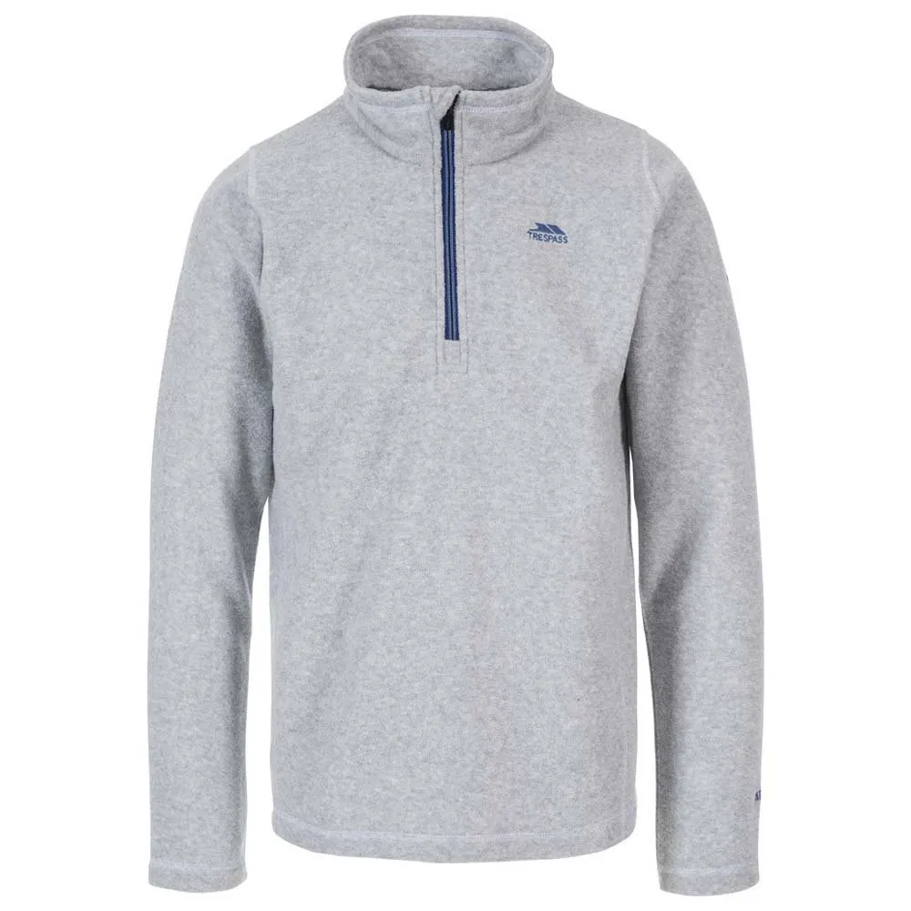 Trespass Tandle Fleece Mit Halbem Reißverschluss, Grey marl