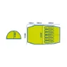 Trespass Torrisdale Zelt, Blue, 6PL