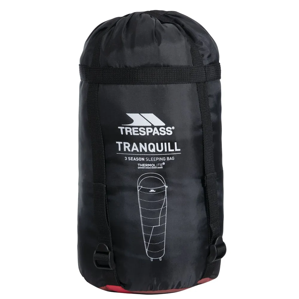 Trespass Tranquill Schlafsack, Red, Central Zipper Trespass Tranquill Schlafsack, Red, Central Zipper