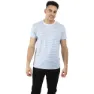 Trespass Triplex Kurzarm-t-shirt, Sky blue stripe / navy marl / denim