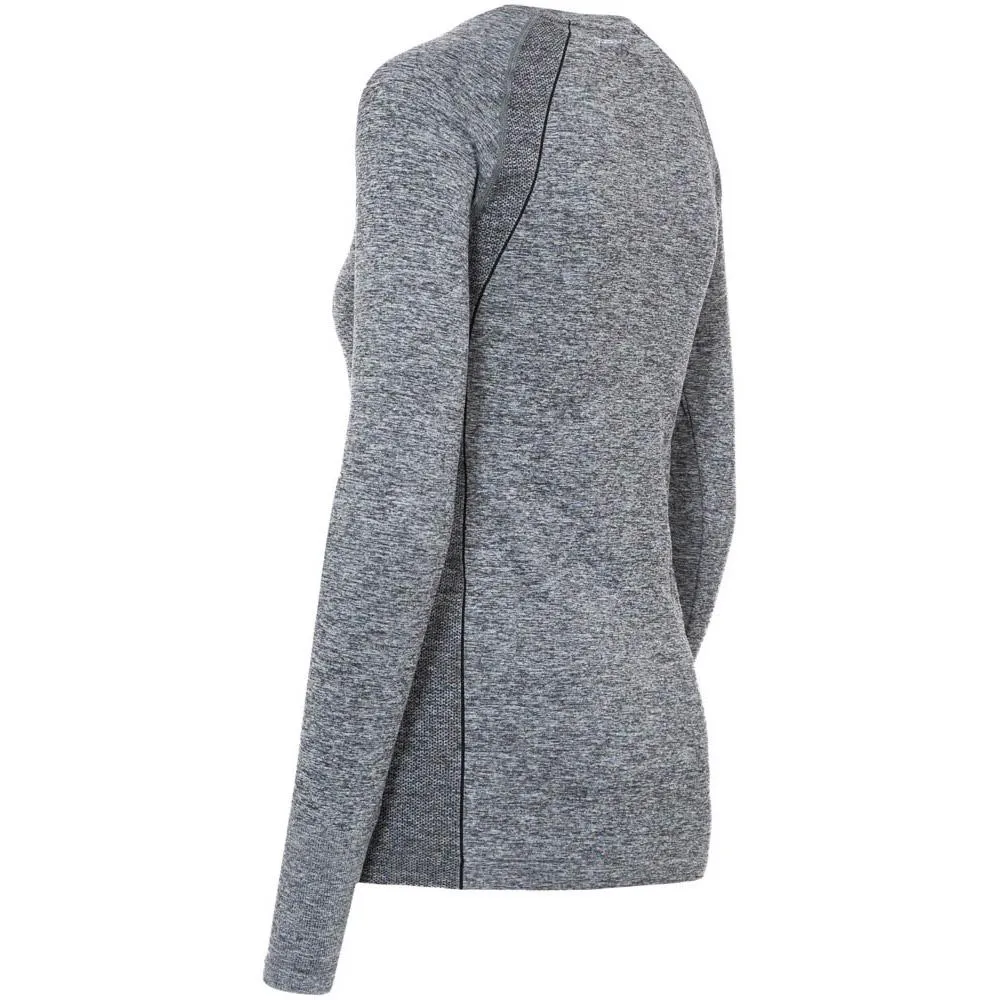 Trespass Welina Tp75 Langarm-baselayer, Black marl Trespass Welina Tp75 Langarm-baselayer, Black marl