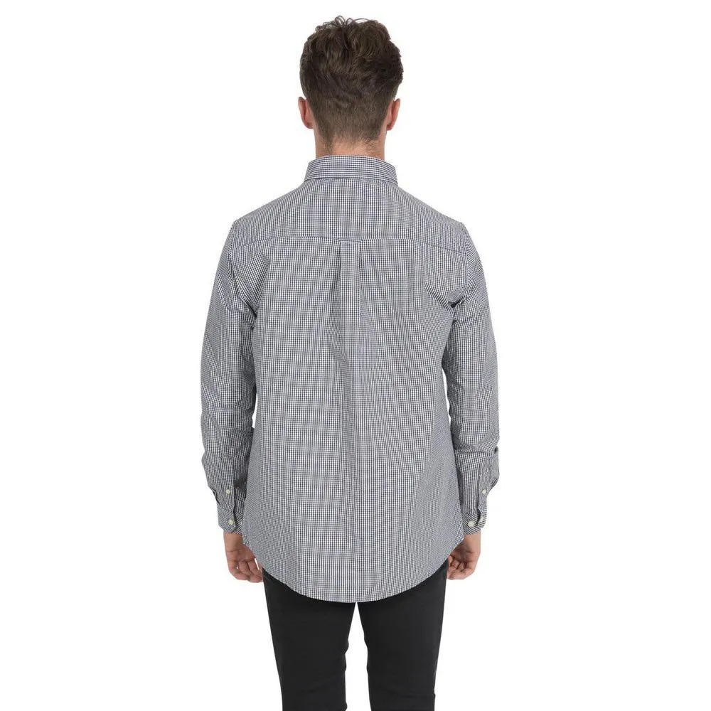 Trespass Yaddlethorpe Langarmhemd, Black gingham