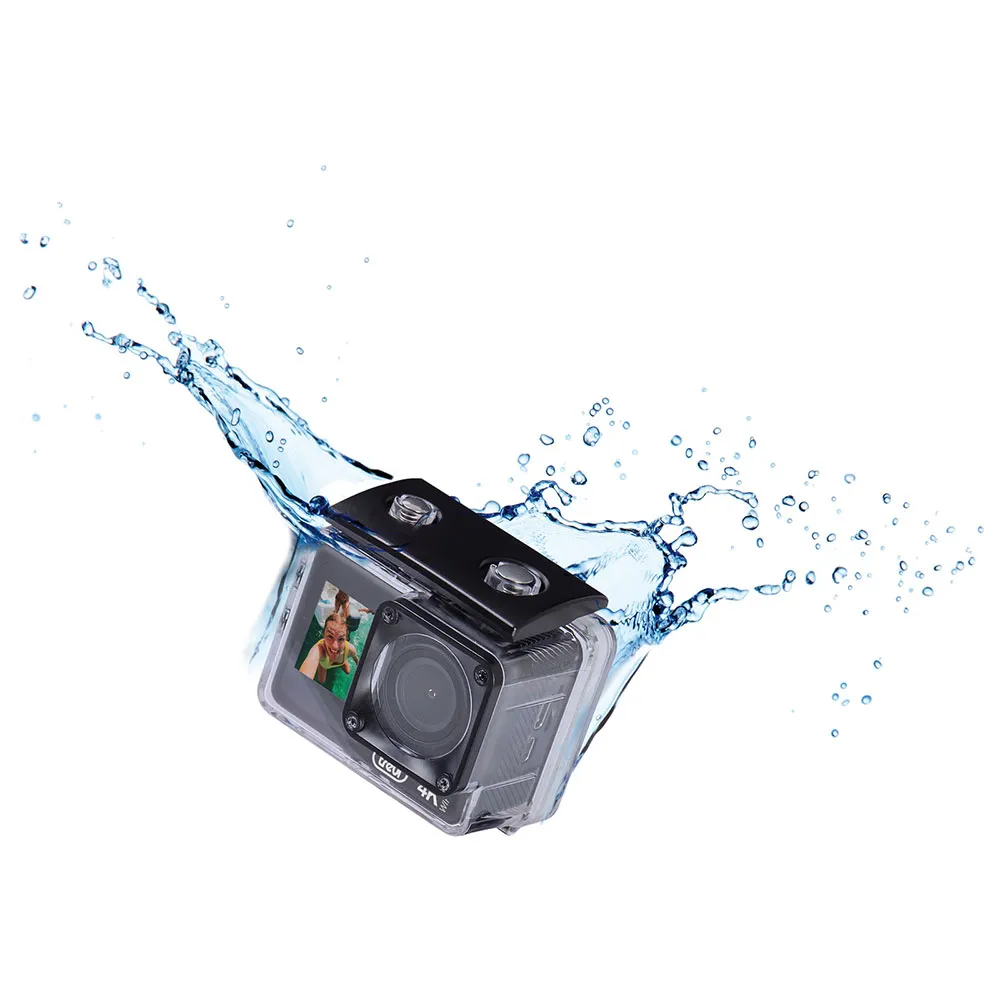 Trevi Go 2550 4k Action-kamera, Black, One Size, EU Plug 220V