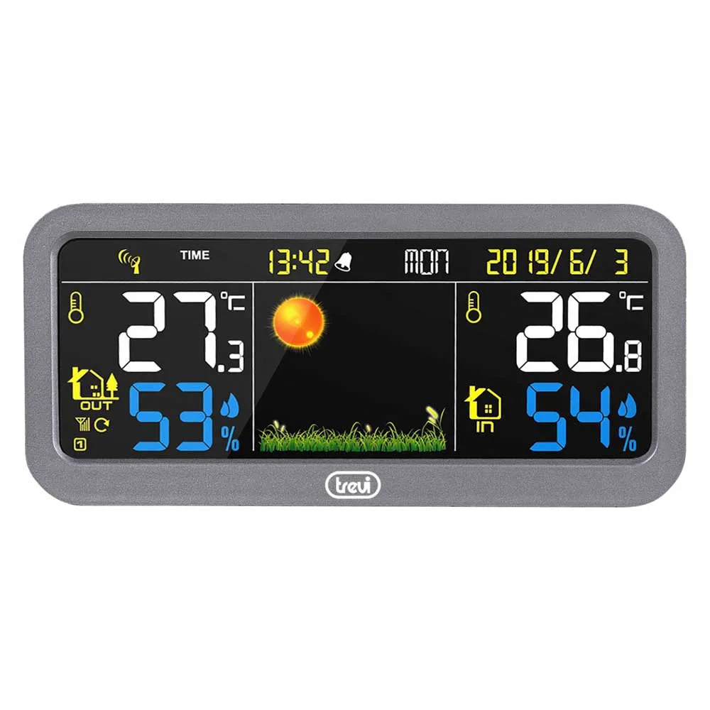 Trevi Me 3p20 Rc Wetterstation, Grey, One Size