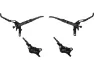 Trickstuff Maxima Black v+h Set Scheibenbremse mit Stahlflexleitung, Schwarz, Satz (VR + HR)