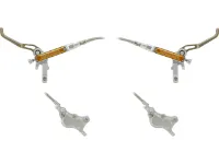 Trickstuff Maxima v+h Set Scheibenbremse mit Stahlflexleitung Trickstuff Maxima v+h Set Scheibenbremse mit Stahlflexleitung