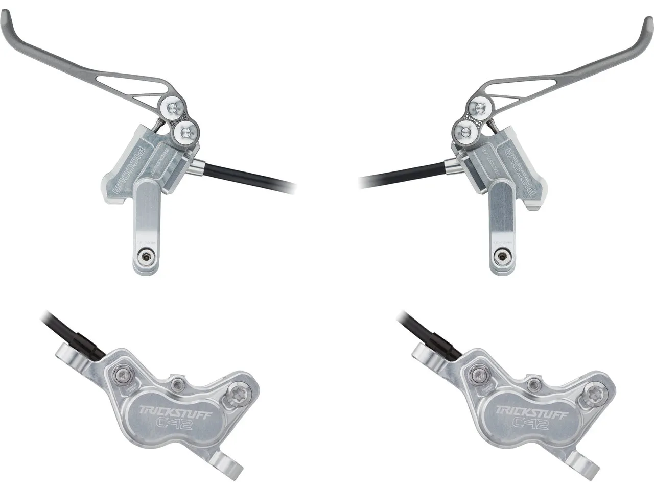 Trickstuff Piccola HD Titan v+h Set Scheibenbremse, Grau Trickstuff Piccola HD Titan v+h Set Scheibenbremse, Grau