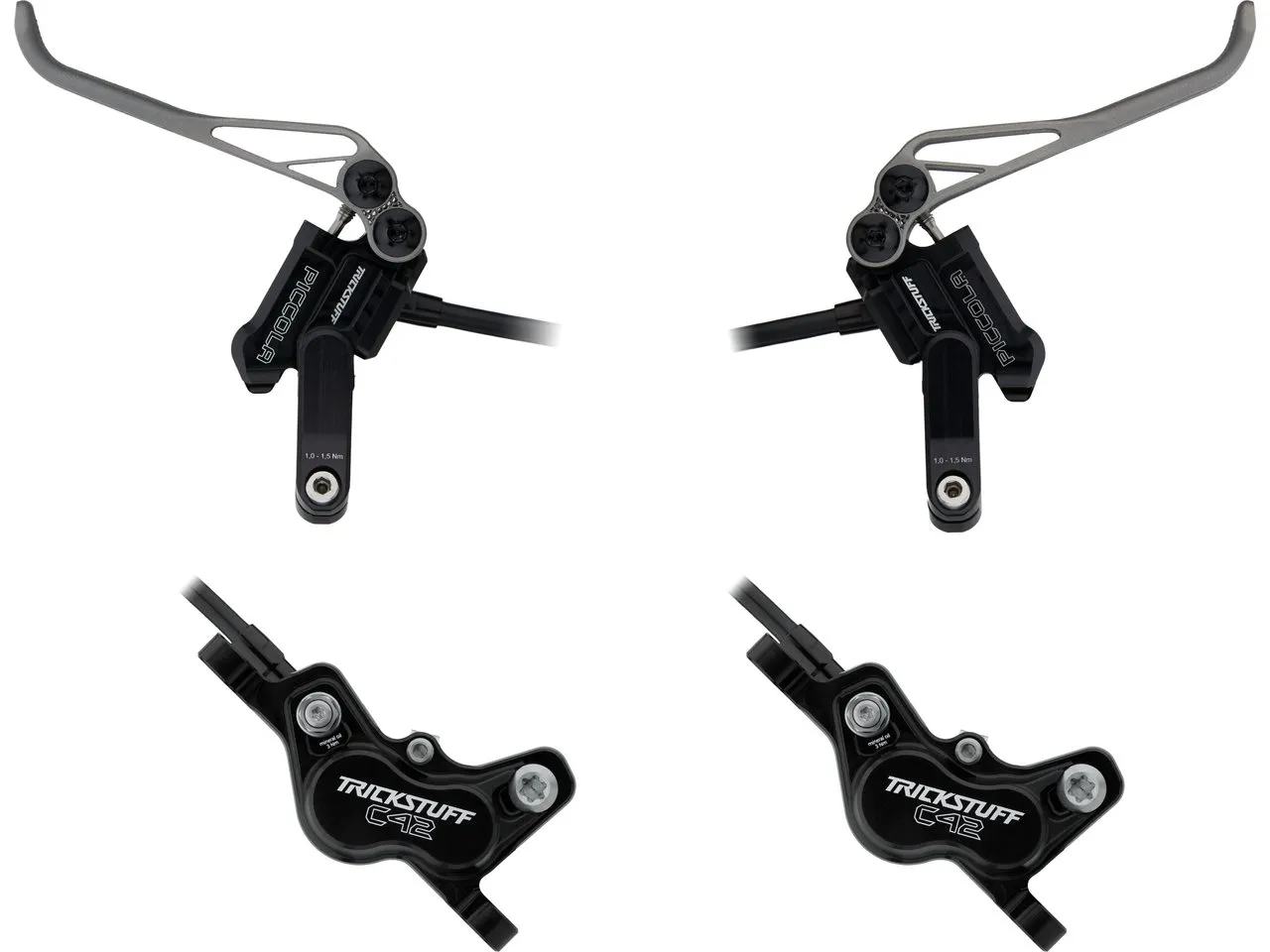 Trickstuff Piccola HD Titan v+h Set Scheibenbremse, Schwarz Trickstuff Piccola HD Titan v+h Set Scheibenbremse, Schwarz