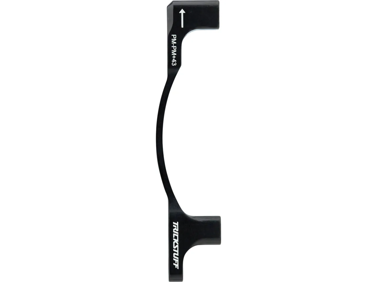 Trickstuff Scheibenbremsadapter CNC für 203 mm Scheibe, Schwarz, PM 6" auf PM +43mm Trickstuff Scheibenbremsadapter CNC für 203 mm Scheibe, Schwarz, PM 6" auf PM +43mm