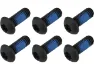 Trickstuff Stahl Befestigungsschrauben für Bremsscheiben 6 Stk., Schwarz, M5 x 10.5