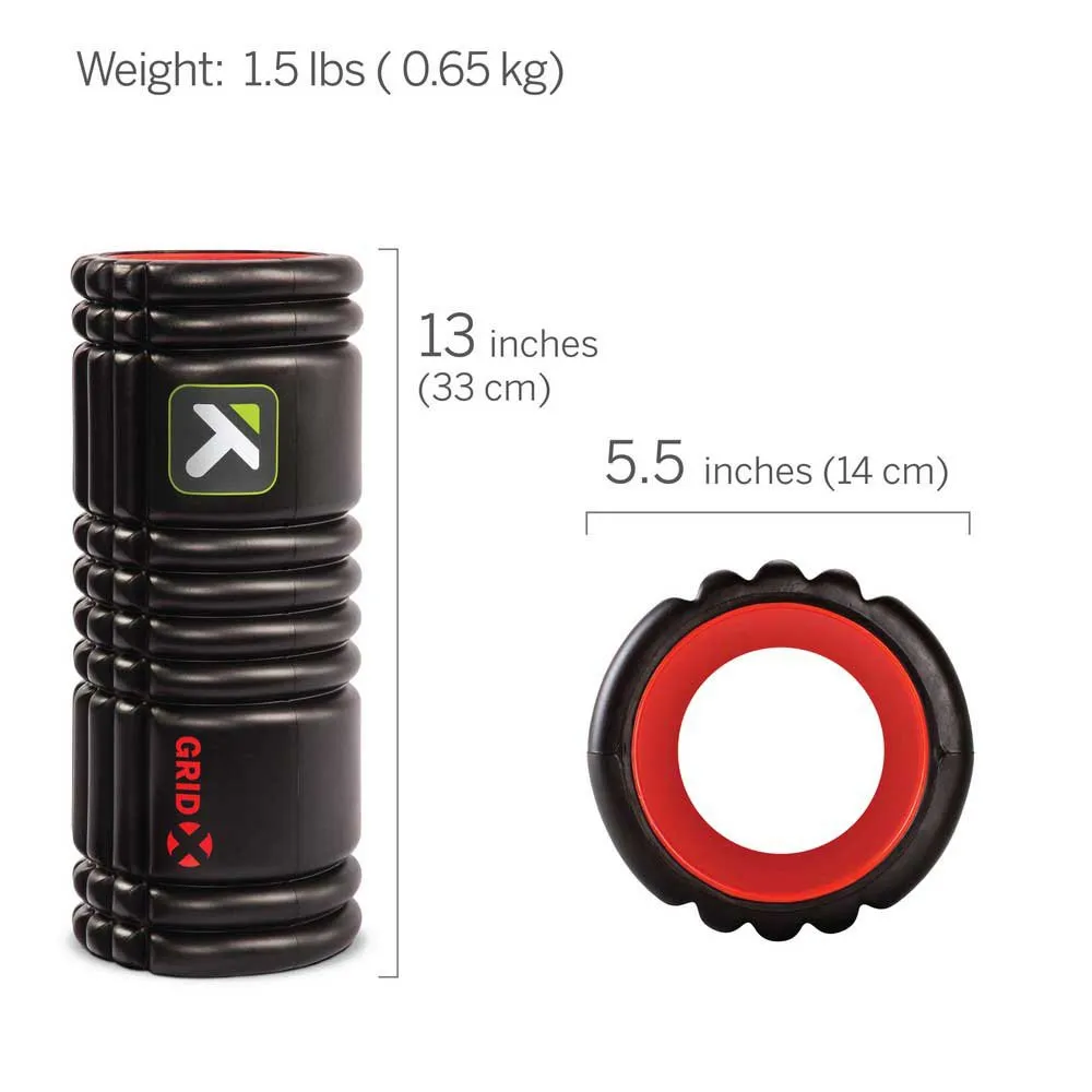 TriggerPoint The Grid X Massage-roller, Black / red, 33cm TriggerPoint The Grid X Massage-roller, Black / red, 33cm