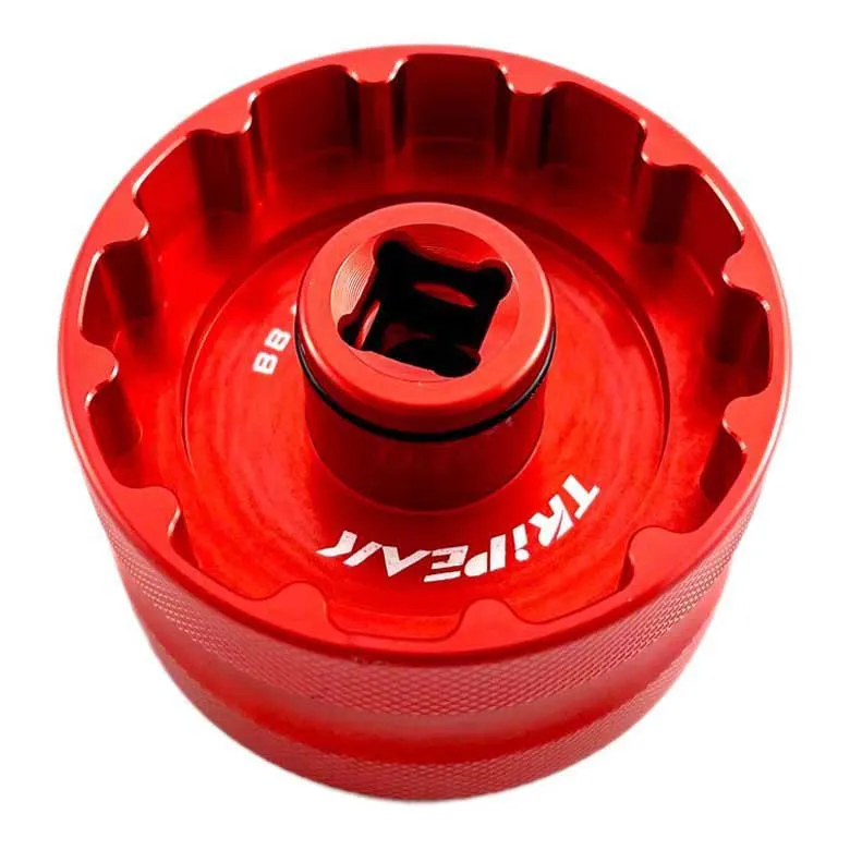 Tripeak 16/12t 44/55 Mm Tretlagerwerkzeug, Red, One Size Tripeak 16/12t 44/55 Mm Tretlagerwerkzeug, Red, One Size