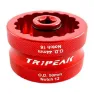 Tripeak 16/12t 44/55 Mm Tretlagerwerkzeug, Red, One Size