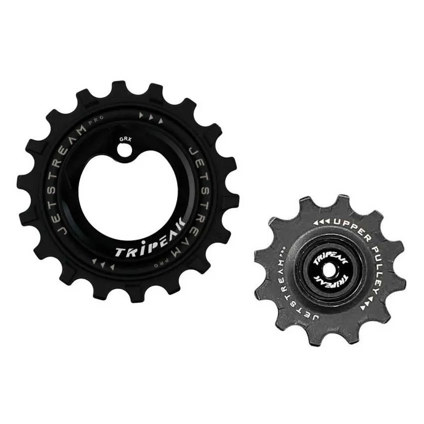Tripeak Grx Rd-rx812/817 Full Ceramic Fahrrad-schaltröllchensatz, Black, 11-18t Tripeak Grx Rd-rx812/817 Full Ceramic Fahrrad-schaltröllchensatz, Black, 11-18t