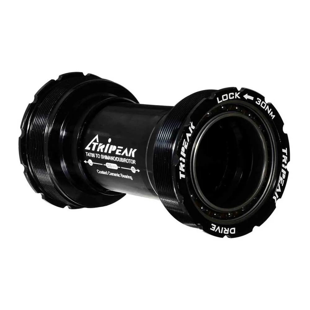 Tripeak Jetstream Pro T47/sh/sram Dub/rotor 3d Ceramic Lagerschalen, Black / black, 85.5mm Tripeak Jetstream Pro T47/sh/sram Dub/rotor 3d Ceramic Lagerschalen, Black / black, 85.5mm