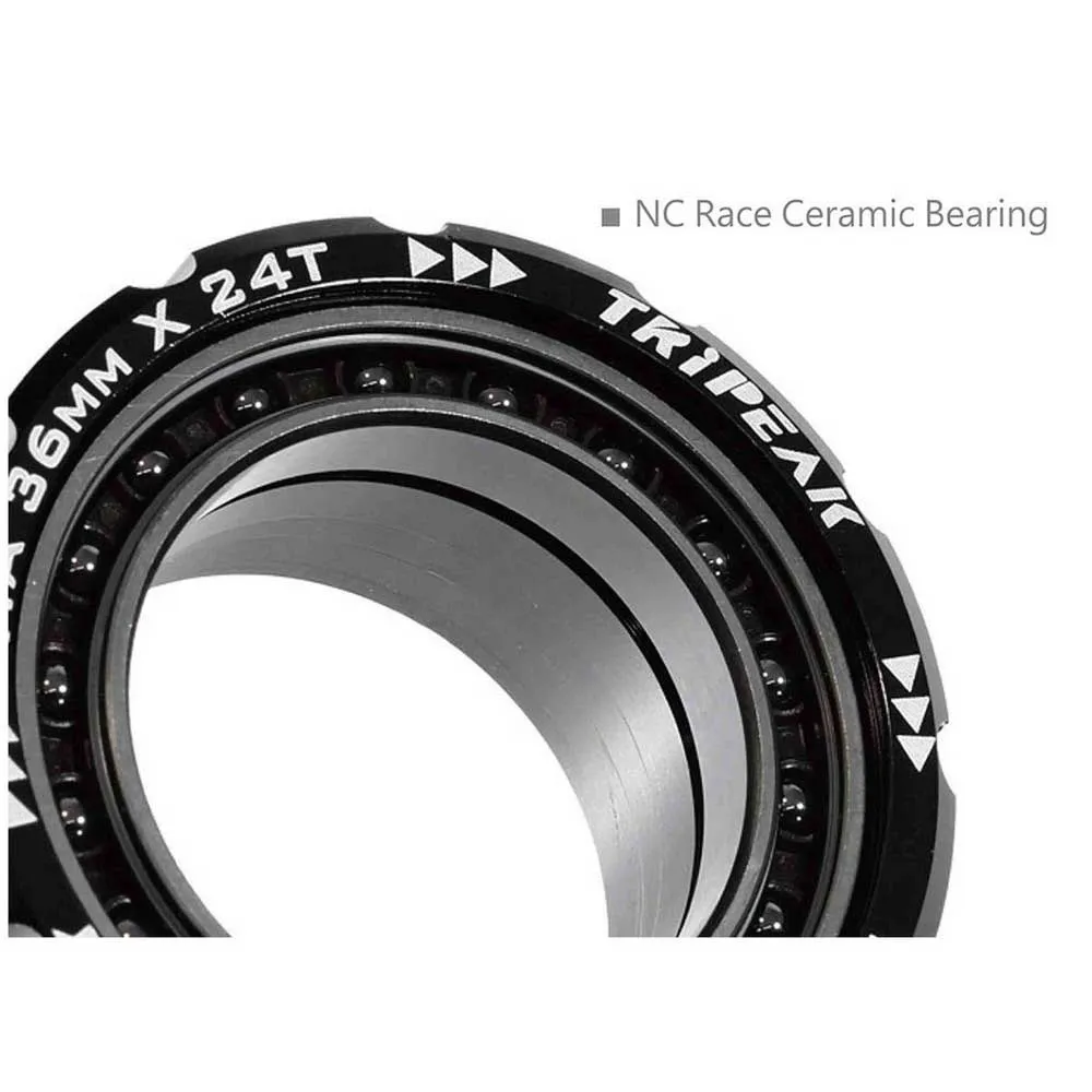 Tripeak Jetstream Pro T47/sh/sram Dub/rotor 3d Ceramic Lagerschalen, Black / black, 85.5mm Tripeak Jetstream Pro T47/sh/sram Dub/rotor 3d Ceramic Lagerschalen, Black / black, 85.5mm