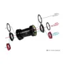 Tripeak Jetstream Pro T47/sh/sram Dub/rotor 3d Ceramic Lagerschalen, Black / black, 85.5mm