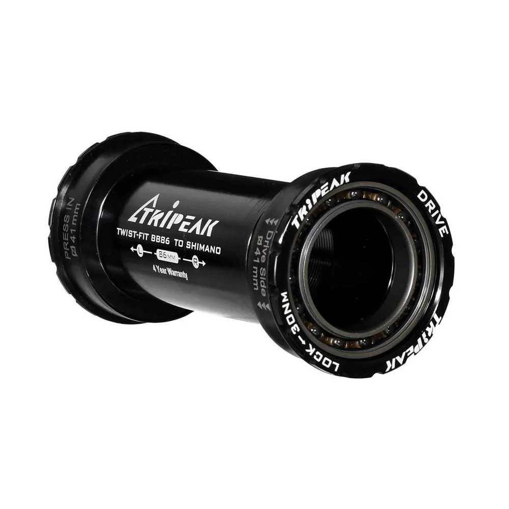 Tripeak Jetstream Pro Twistfit 41 Mm/bb86 Shimano 24 Mm Ceramic Lagerschalen, Black, 86mm Tripeak Jetstream Pro Twistfit 41 Mm/bb86 Shimano 24 Mm Ceramic Lagerschalen, Black, 86mm