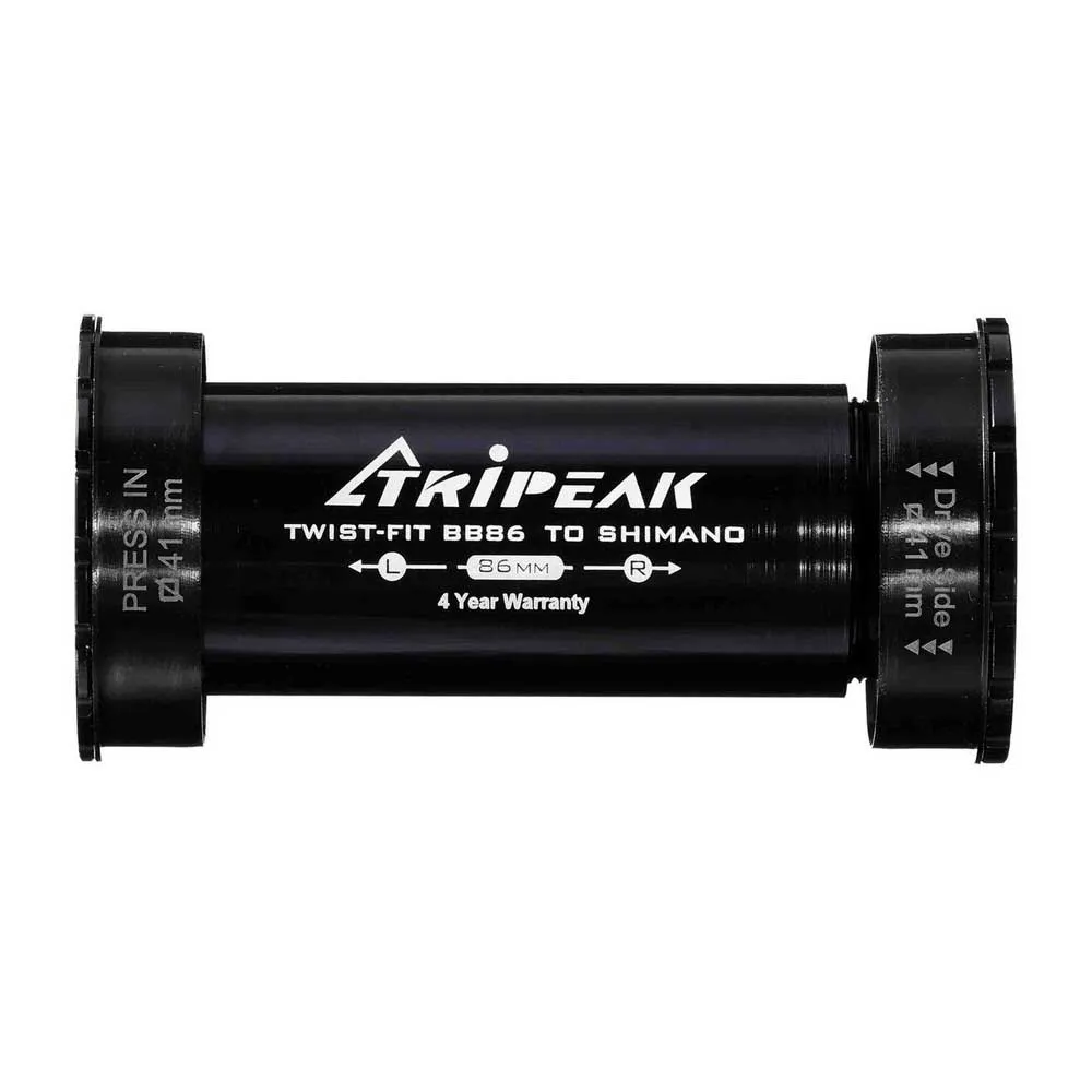 Tripeak Jetstream Pro Twistfit 41 Mm/bb86 Shimano 24 Mm Ceramic Lagerschalen, Black, 86mm Tripeak Jetstream Pro Twistfit 41 Mm/bb86 Shimano 24 Mm Ceramic Lagerschalen, Black, 86mm