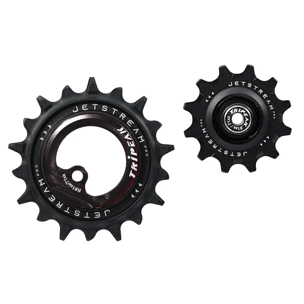 Tripeak Shimano Ultegra 12s Ceramics Fahrrad-schaltröllchensatz, Black / black, 12-18t Tripeak Shimano Ultegra 12s Ceramics Fahrrad-schaltröllchensatz, Black / black, 12-18t