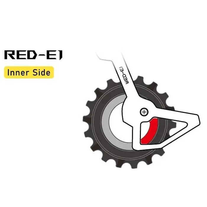 Tripeak Sram Axs Red E1 12-18t Ceramic Fahrrad-schaltröllchensatz, Black, One Size Tripeak Sram Axs Red E1 12-18t Ceramic Fahrrad-schaltröllchensatz, Black, One Size