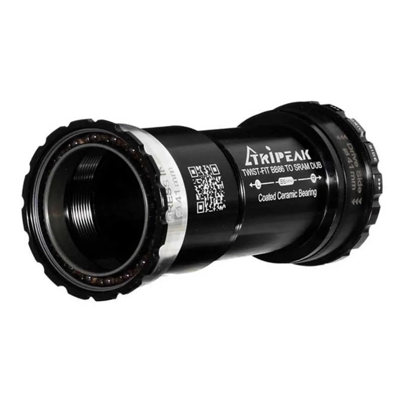 Tripeak Twist Fit Bb86 Sram Dub Ceramic Lagerschalen, Black, 86/92mm Tripeak Twist Fit Bb86 Sram Dub Ceramic Lagerschalen, Black, 86/92mm