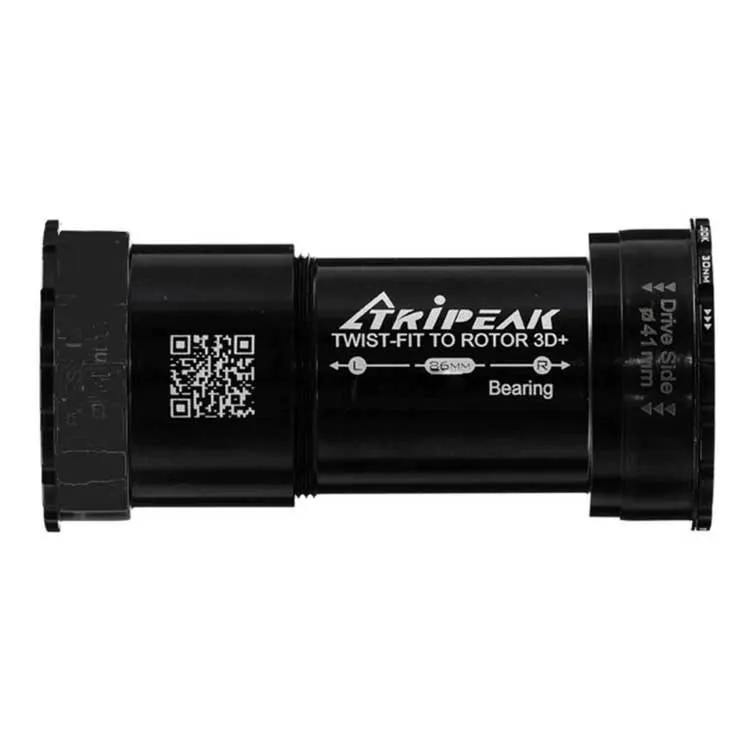 Tripeak Twist Fitt Bb86 Rotor 3d Steel Lagerschalen, Black, 86/92mm Tripeak Twist Fitt Bb86 Rotor 3d Steel Lagerschalen, Black, 86/92mm
