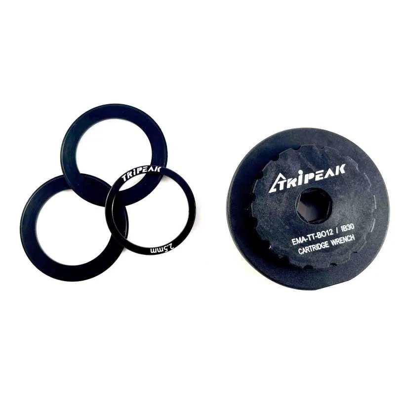 Tripeak Twistfit Pf30 Himano/sram/rotor Lagerschalen, Black, One Size