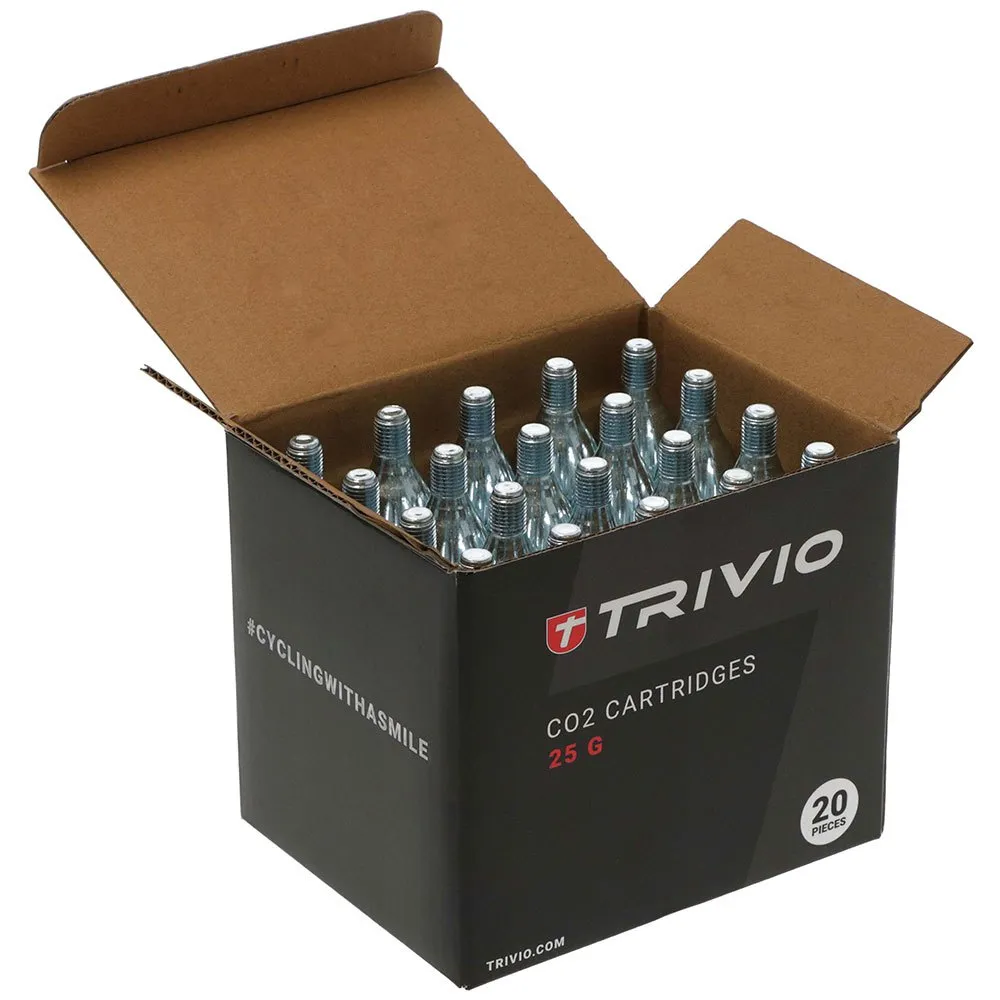 Trivio Co2-kartusche 20 Einheiten, Black, 25g Trivio Co2-kartusche 20 Einheiten, Black, 25g
