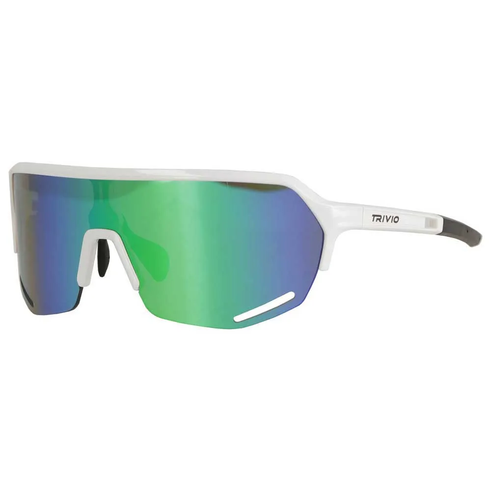 Trivio Hyperion Sonnenbrille, White, Mirror Green/CAT3 Trivio Hyperion Sonnenbrille, White, Mirror Green/CAT3