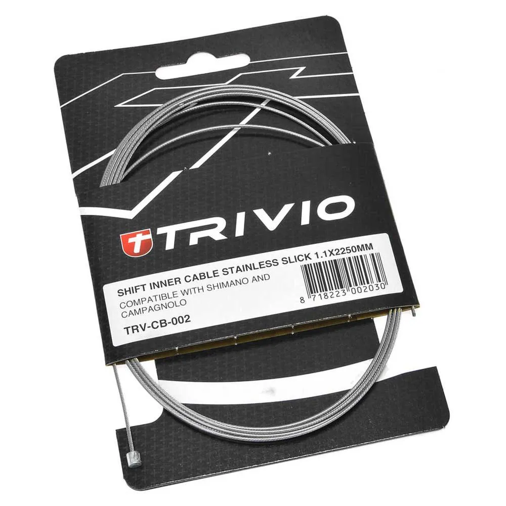 Trivio Stainless Slick Schaltzug 20 Einheiten, Silver, 1.1 x 2250mm Trivio Stainless Slick Schaltzug 20 Einheiten, Silver, 1.1 x 2250mm