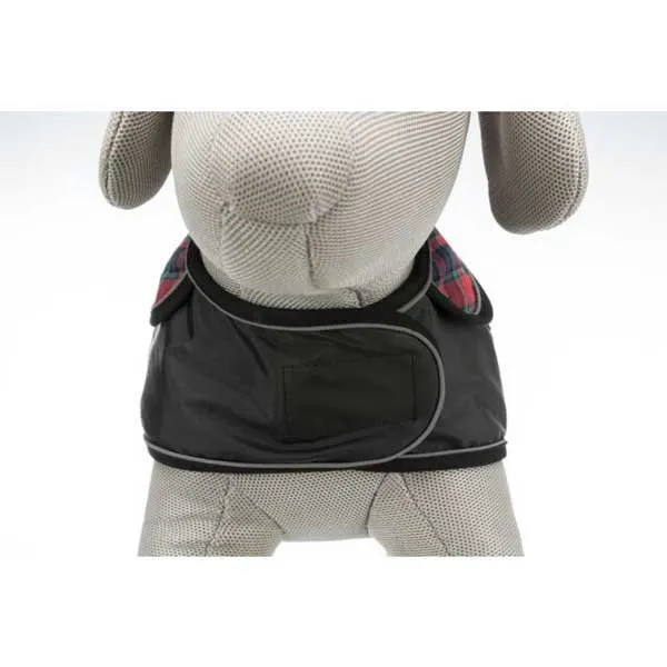 Trixie Hermy 2 In 1 Hundejacke, Black / red, 28cm